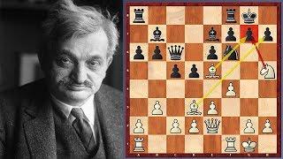 Emanuel Lasker's Famous Double Bishop Sacrifice