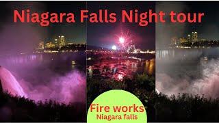 Niagara Falls night tour 2023