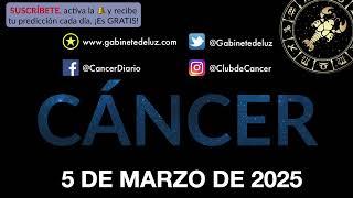 Horóscopo Diario - Cáncer - 5 de Marzo de 2025.