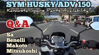 SYM Husky ADV 150: Spare Parts Availability & Warranty? Q&A sa Casa