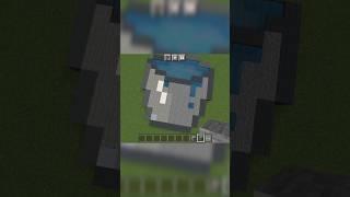 Water bucket pixel art in Minecraft #shorts #minecraftshorts #minecraft #viral #fyp #waterbucket