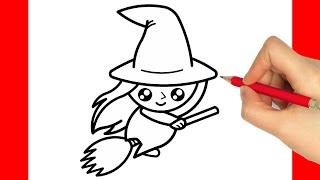 HOW TO DRAW A WITCH