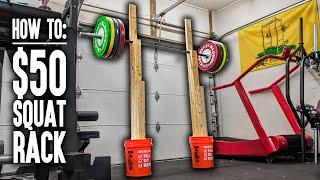 How To: DIY Squat Rack & Bench Press Rack for $50