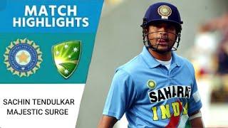 India vs Australia | Sachin Tendulkar's Majestic Surge | Gilchrist and Hayden Blazing Stand