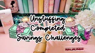  A Shocking Unstuffing 20+ Completed Saving Challenges in 2 Months | Low Income | Etsy | Cash