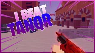 I beat TanqR in Roblox Arsenal