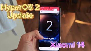 HyperOS 2 Update for Xiaomi 14 arrived