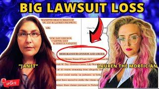 Lauren the Mortician and Janet LOSE BIG in Lawsuit