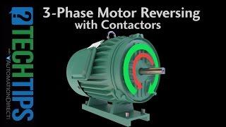 Tech Tip: 3-Phase Motor Reversing with Contactors at AutomationDirect