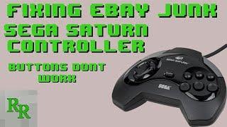 Sega Saturn Controller   Fixing eBay Junk   Opening and Cleaning