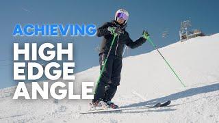 CARVING WITH HIGH EDGE ANGLE | with top GB athlete Charlie Raposo