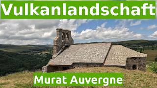 Campingplatz Murat in der Auvergne. Sommerreise Zentralmassiv Frankreich