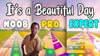 TRINIX x Rushawn - It’s A Beautiful Day Noob vs Pro vs Expert (Fortnite Music Blocks) - With Code