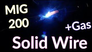 Weldpro MIG 200 - Welding with solid wire (70S-6) and 75/25 Mix Gas