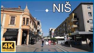 [4K] Niš - SerbiaWalking Tour - City Centre