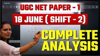 UGC NET ANSWER KEY 2024 | UGC NET PAPER 1 SOLUTION | UGC NET Paper 1 Analysis . #ugcnetanswerkey2024