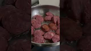 #ASMR Sounds Frying Longganisa  Shorts #Cooking Longganisa Shorts