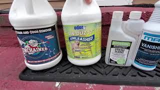 What I use for pet stain and odor remover products .