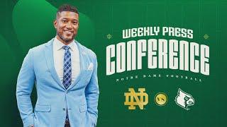 Louisville | Marcus Freeman Weekly Press Conference (9.23.24) | Notre Dame Football