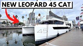 2023 LEOPARD 45 SAIL Cruising Liveaboard Catamaran Sailing Charter Yacht Tour