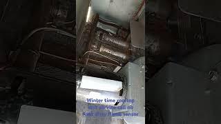 dirty flame sensor 10 degree winter service call rooftop unit