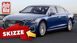 Audi A8 Horch (2021) | Bringen die Ingolstädter den Namen Horch zurück? | Skizze