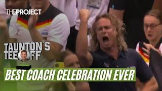 Best Coach Celebration Ever After Swimming World Record Is Set