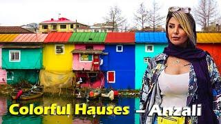 IRAN-Anzali2021_Colorful houses in Wetlands Walking Tour/خانه های رنگی انزلی/boat riding/caspian sea