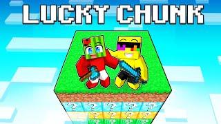 Surviving One LUCKY Chunk in Minecraft!