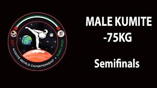 Karate Dubai 2021 | Male -75kg - SEMIFINALS | WORLD KARATE FEDERATION