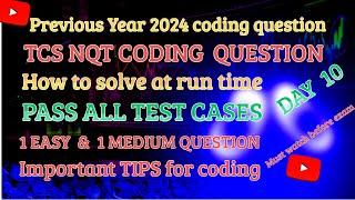 TCS NQT 2025 Coding Question | Previous Year Problem | Logic & Solution #tcsnqt2025 Day10