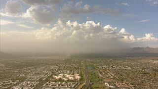 Watching dust blow through south Scottsdale