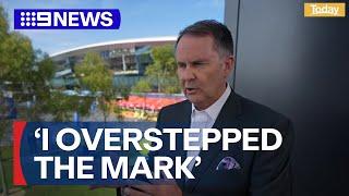 TV reporter Tony Jones apologises to Novak Djokovic and Serbian fans | 9 News Australia