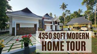 4350 SQFT Modern House | Home tour | Viya Constructions