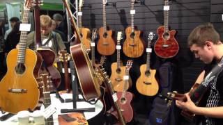 Darren Hodge & Rory Evans, Tanglewood Stand @ the London Acoustic Guitar Show 2012