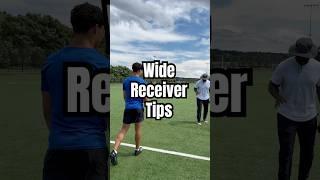 Wide Receiver Tips W/ Route Surgeon #fyp #shorts #footballshorts