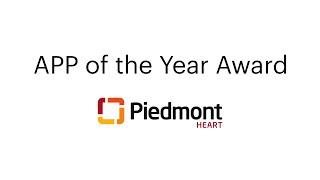 Piedmont Heart APP of the Year Awards 2019