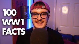 ASMR 100 Facts About WORLD WAR 1 (Ear-To-Ear Whisper)