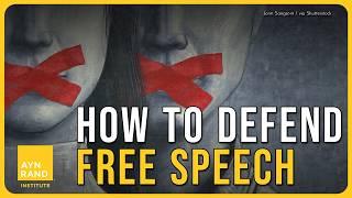 How to Defend Free Speech