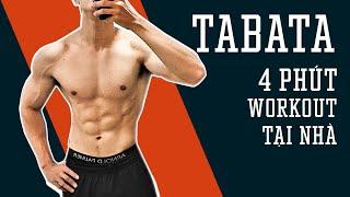 TABATA - WORKOUT 4 PHÚT TẠI NHÀ CÙNG JONGRAK CHOI