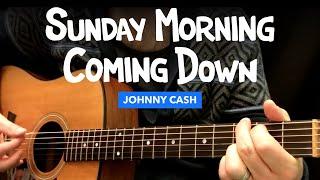  "Sunday Morning Coming Down" guitar lesson w/ chords (Johnny Cash / Kris Kristofferson)