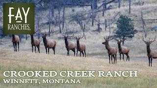 Montana Elk Hunting Property For Sale | Crooked Creek Ranch | Winnett, MT