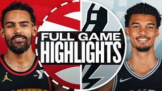 HAWKS at SPURS | FULL GAME HIGHLIGHTS | December 19, 2024