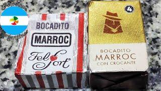 Marroc FelFort Clásico y Cachafaz con Crocante bocaditos de Chocolate y Maní