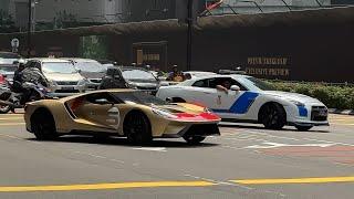 Sultan's Ford GT & GTR Police Car | SUPERCARS in MALAYSIA