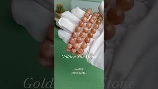 SunStone Crystal Bracelet by Kaktus Kristal Malaysia for Good Life & Career