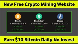 Earn Free $5 to $10 Daily | New Free Cloud Mining Website | Free Bitcoin Mining Website 2024