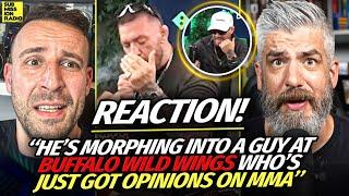 Luke Thomas REACTS to Conor McGregor INSANE Stream: "He’s Morphing into a Guy at Bufflo Wild Wings"