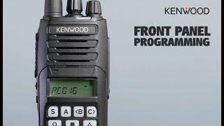 NX-1000 Two-Way Radio Front Panel Programming | KENWOOD Comms