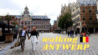 Walking ANTWERP Belgium - 4K Virtual Walk Antwerp Belgium 2023